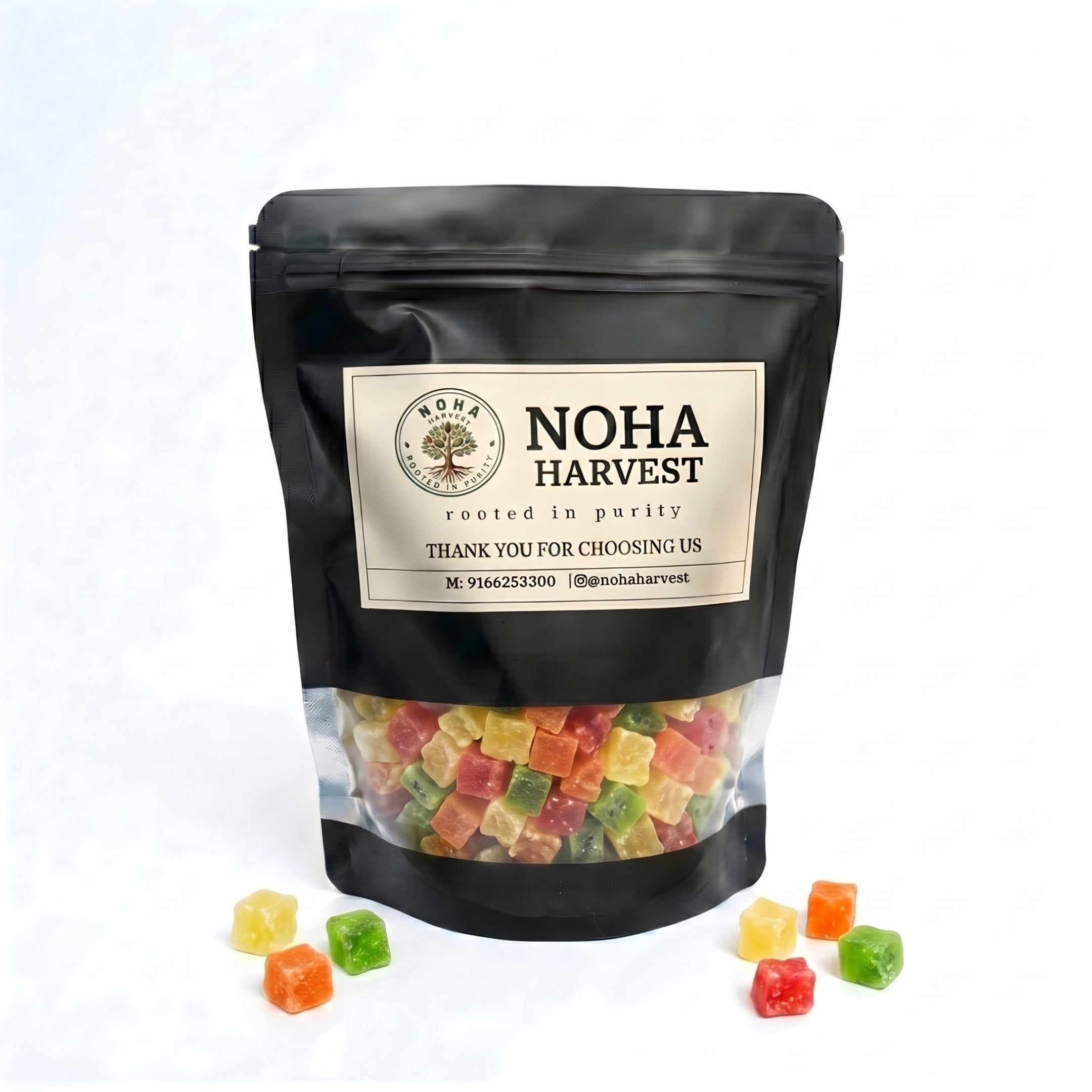 Mix fruit cubes